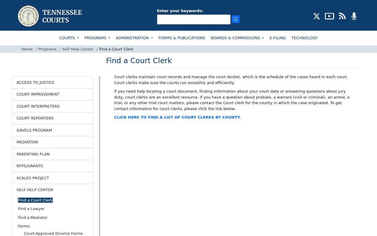 Court clerk routing for Collinwood arrest case dispositions